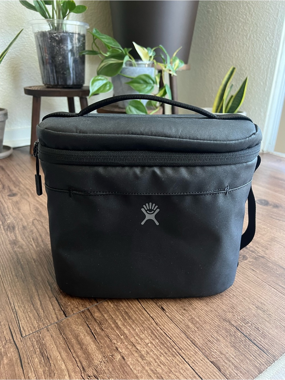 Hydro Flask Black Insulated Toiletry Bag with Top Handle